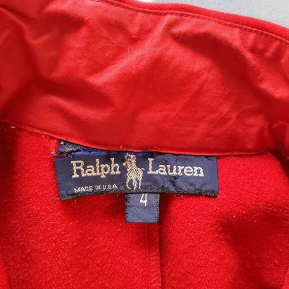 Vintage 90s Ralph Lauren Wool Ski Catsuit Jumpsuit | Red Wool Blend | Made in US - Picture 3 of 8